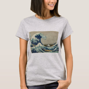 Katsushika Hokusai: Die große Welle vor Kanagawa T-Shirt