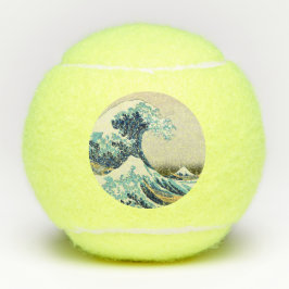 Katsushika Hokusai - Die große Welle vor Kanagawa Tennisbälle