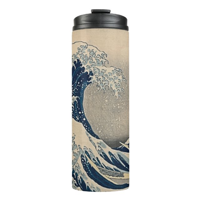 Katsushika Hokusai. Die große Welle vor Kanagawa   Thermosbecher (Vorderseite)