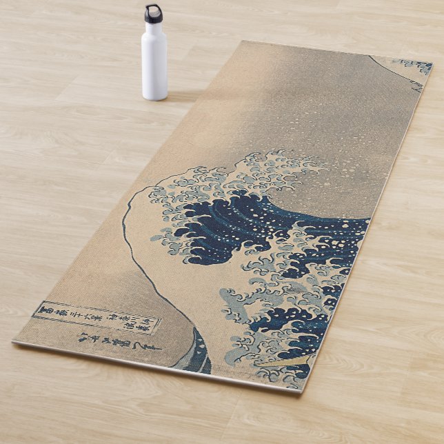 Katsushika Hokusai. Die große Welle vor Kanagawa Yogamatte (Beispiel)