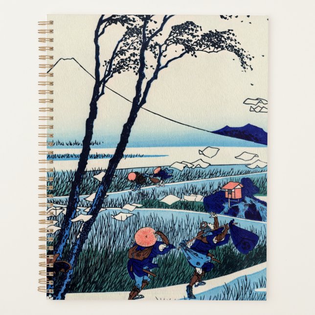 Katsushika Hokusai - Ejiri dans la province de Sur (Devant)