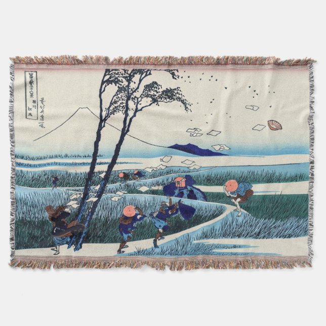 Katsushika Hokusai - Ejiri in der Provinz Suruga Decke (Vorderseite)