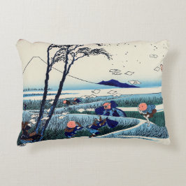 Katsushika Hokusai - Ejiri in der Provinz Suruga Dekokissen