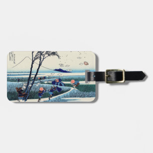 Katsushika Hokusai - Ejiri in der Provinz Suruga Gepäckanhänger
