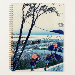 Katsushika Hokusai - Ejiri in der Provinz Suruga Planer