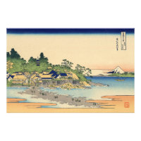 Katsushika Hokusai Enoshima in der Provinz Sagami