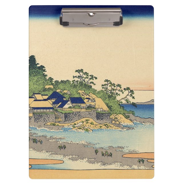 Katsushika Hokusai Enoshima in der Provinz Sagami Klemmbrett (Vorderseite)