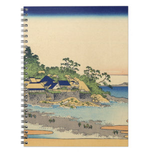 Katsushika Hokusai Enoshima in der Provinz Sagami Notizblock