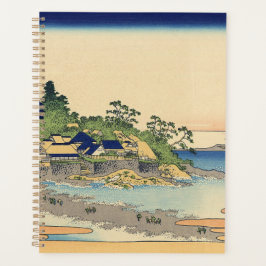 Katsushika Hokusai Enoshima in der Provinz Sagami Planer