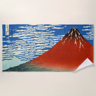 Katsushika Hokusai - Feiner Wind, klarer Morgen Strandtuch