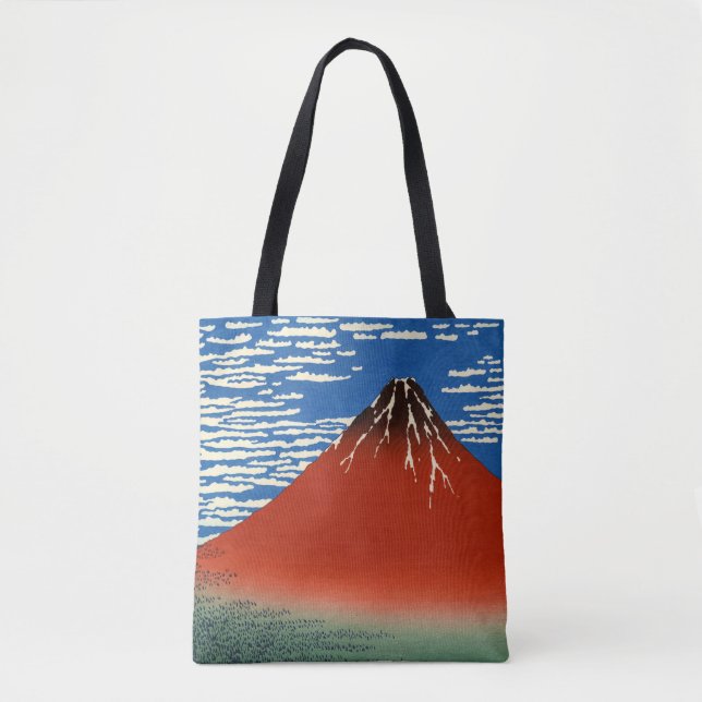 Katsushika Hokusai - feiner Wind, klarer Morgen Tasche (Vorderseite)