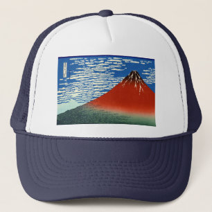 Katsushika Hokusai - feiner Wind, klarer Morgen Truckerkappe