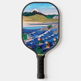 Katsushika Hokusai - Fuji aus Kanaya auf Tokaido Pickleball Schläger