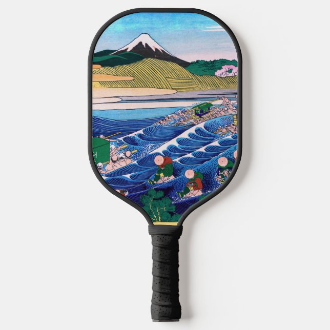 Katsushika Hokusai - Fuji aus Kanaya auf Tokaido Pickleball Schläger (Vorderseite)