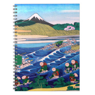 Katsushika Hokusai - Fuji von Kanaya an der Tokaid Notizblock