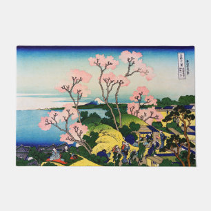 Katsushika Hokusai - Gotenyama, Tokaido, Shinagawa Fußmatte