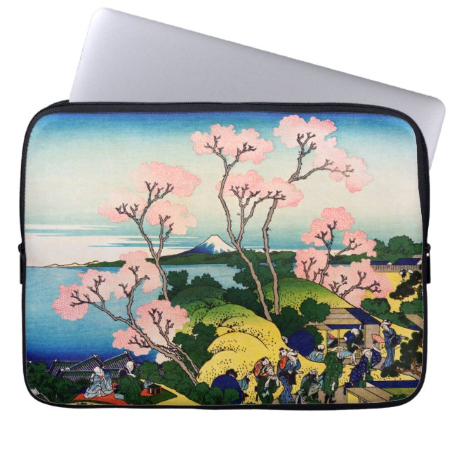 Katsushika Hokusai - Gotenyama, Tokaido, Shinagawa Laptopschutzhülle (Vorderseite)