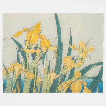 Katsushika Hokusai - Grasshopper und Iris