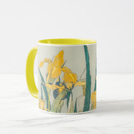 Katsushika Hokusai - Grasshopper und Iris Tasse