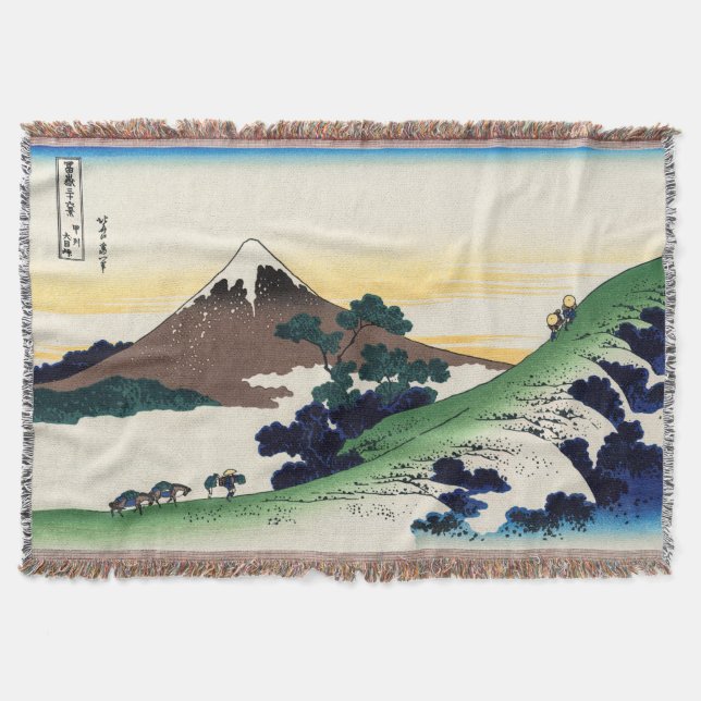 Katsushika Hokusai - Inume pass, Provinz Kai Decke (Vorderseite)