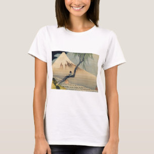 Katsushika Hokusai - Junge betrachtet den Fuji T-Shirt