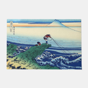 Katsushika Hokusai - Kajikazawa in der Provinz Kai Fußmatte