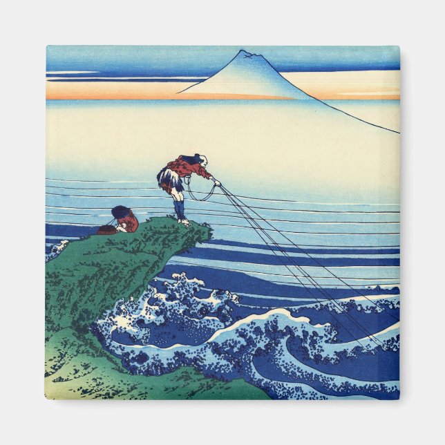 Katsushika Hokusai - Kajikazawa in der Provinz Kai Magnet (Vorne)