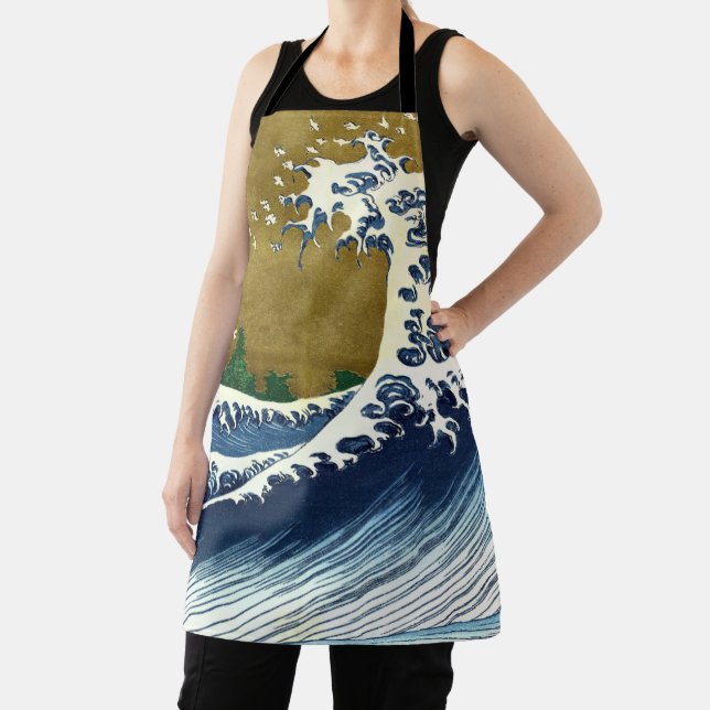 Katsushika Hokusai - Kolored Big Wave Schürze (InSitu)
