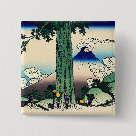 Katsushika Hokusai - Mishima-Pass in der Provinz K Button