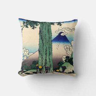 Katsushika Hokusai - Mishima-Pass in der Provinz K Kissen