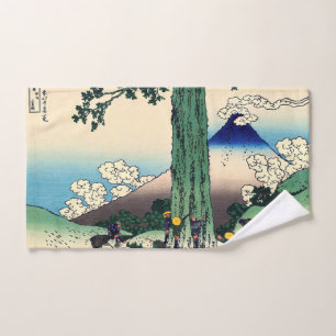 Katsushika Hokusai - Mishima-Pass in Kai Badhandtuch Set