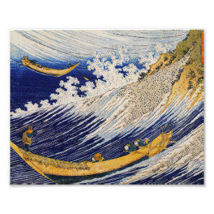 Katsushika Hokusai-Ozeanwellen Fotodruck