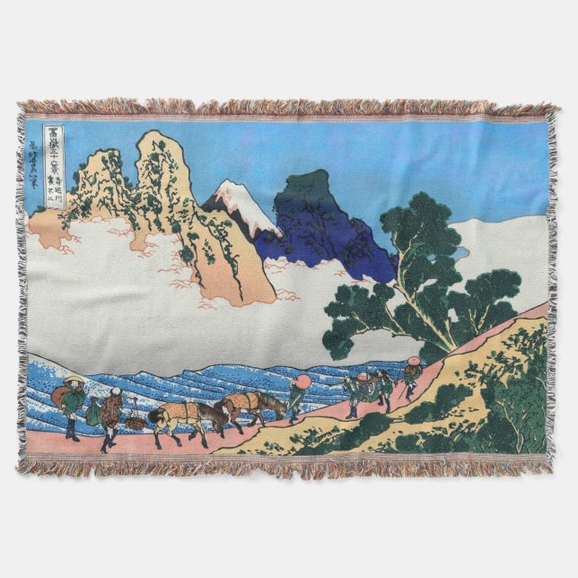 Katsushika Hokusai - Rückseite von Fuji, Fluss Min Decke (Vorderseite)