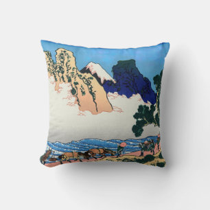 Katsushika Hokusai - Rückseite von Fuji, Fluss Min Kissen