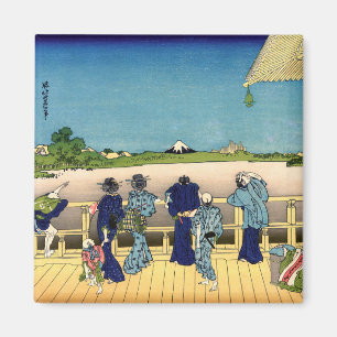 Katsushika Hokusai - Sazai-Halle, Tempel 500 Rakan Magnet