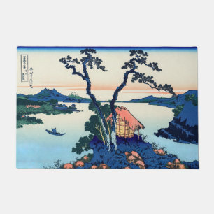 Katsushika Hokusai - Suwa-See in der Provinz Shina Fußmatte