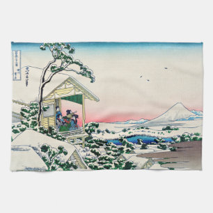 Katsushika Hokusai - Teehaus in Koishikawa Geschirrtuch