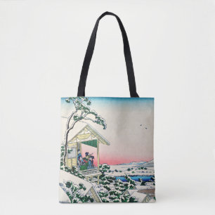 Katsushika Hokusai - Teehaus in Koishikawa Tasche