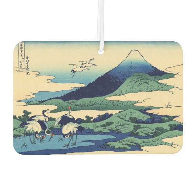Katsushika Hokusai - Umegawa in der Provinz Sagami Autolufterfrischer (Vorderseite)
