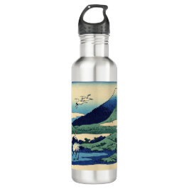 Katsushika Hokusai - Umegawa in der Provinz Sagami Edelstahlflasche