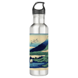 Katsushika Hokusai - Umegawa in der Provinz Sagami Edelstahlflasche