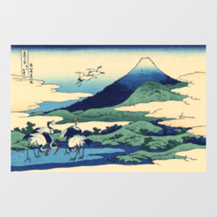 Katsushika Hokusai - Umegawa in der Provinz Sagami Fensteraufkleber