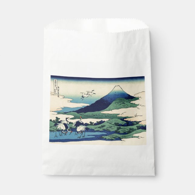 Katsushika Hokusai - Umegawa in der Provinz Sagami Geschenktütchen (Vorderseite)