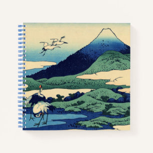 Katsushika Hokusai - Umegawa in der Provinz Sagami Notizbuch