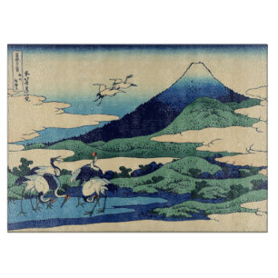 Katsushika Hokusai - Umegawa in der Provinz Sagami Schneidebrett