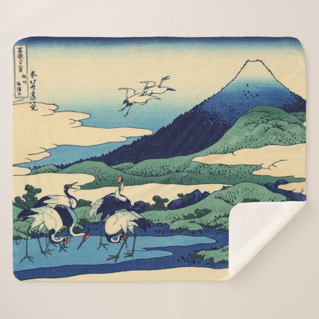 Katsushika Hokusai - Umegawa in der Provinz Sagami Sherpadecke (Vorderseite (Horizontal))