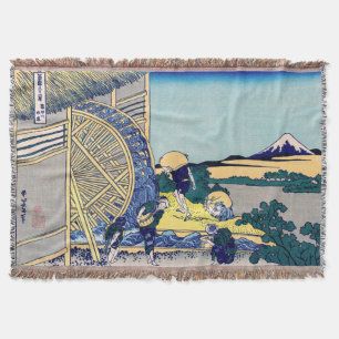 Katsushika Hokusai - Wassermühle in Onden Decke