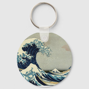 Katsushika Hokusais Die große Welle vor Kanagawa Schlüsselanhänger