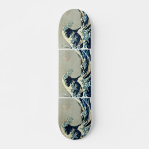 Katsushika Hokusai's The Great Wave off Kanagawa Skateboard