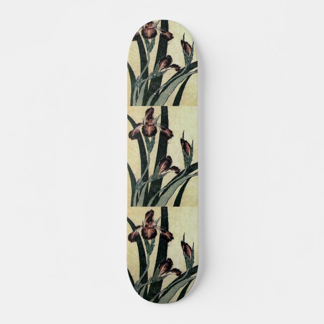 Katsushika Hokusais Ukiyo-e Woodcut Print: Irische Skateboard (Vorne)